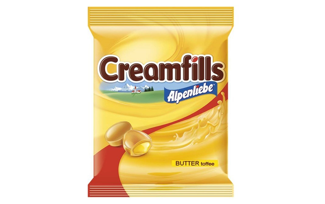 Alpenliebe Creamfills Butter Toffee   Pack  50 grams